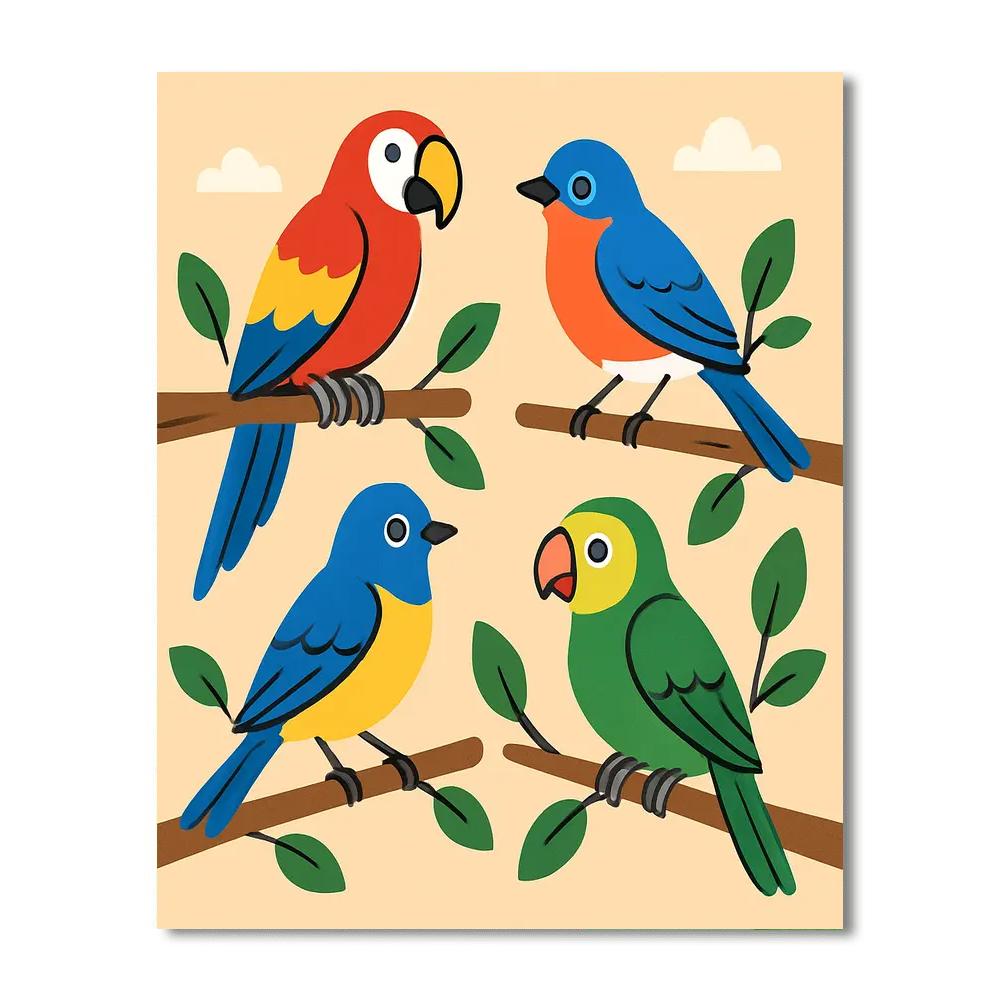 Birdwatching Bonanza Paint By Numbers Kits