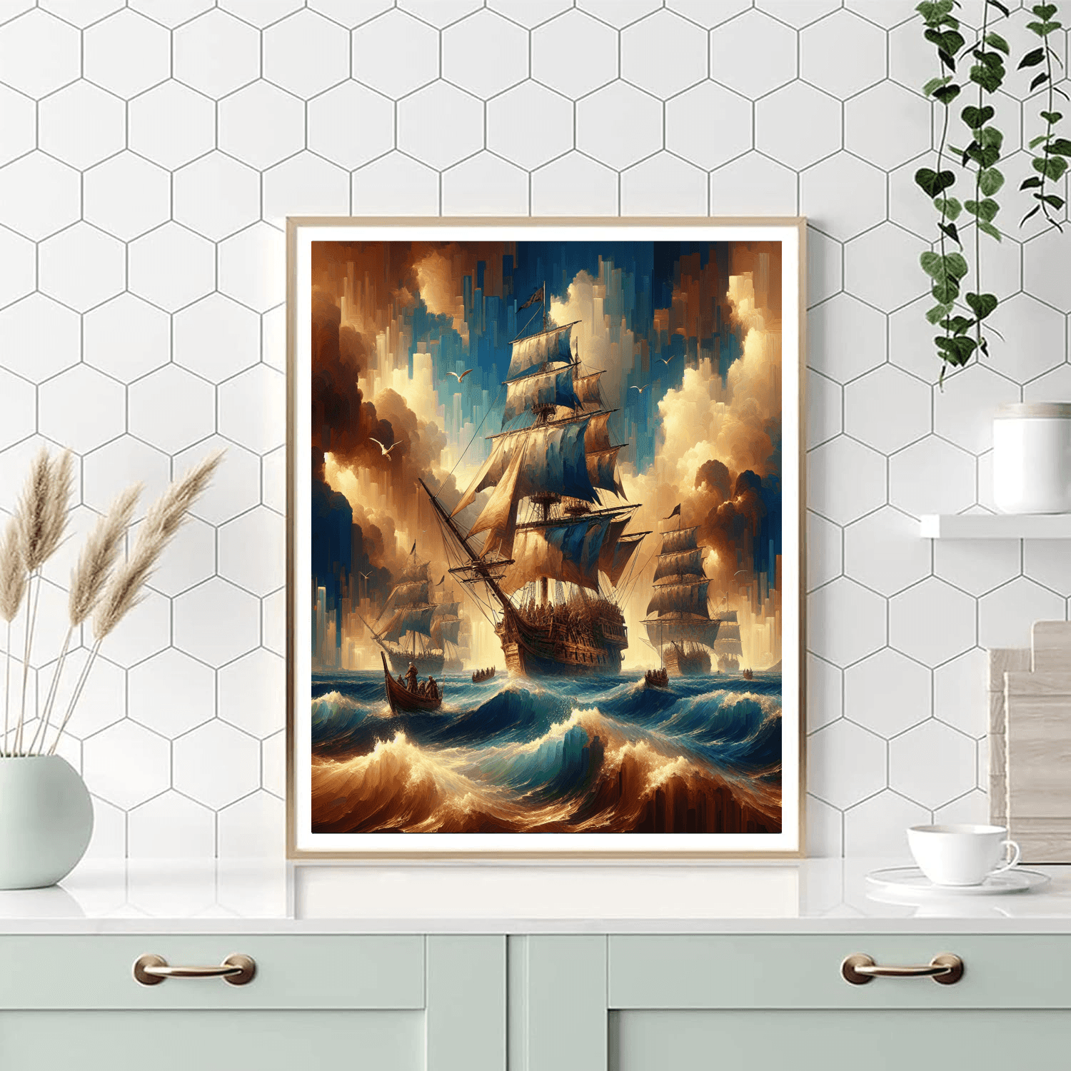 Adventurous Pirate Treasure Painting By Numbers Kit