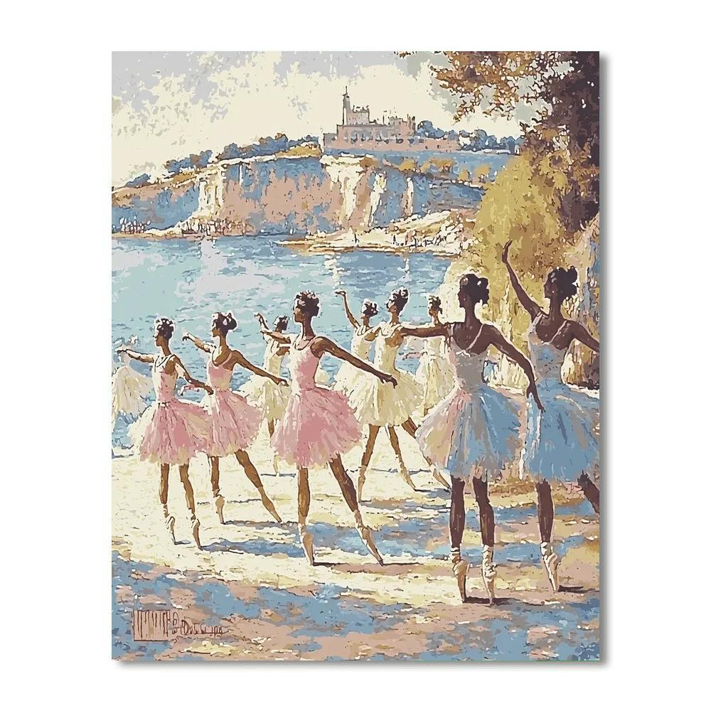 Edgar Degas Inspired Timeless Dance  Paint By Numbers