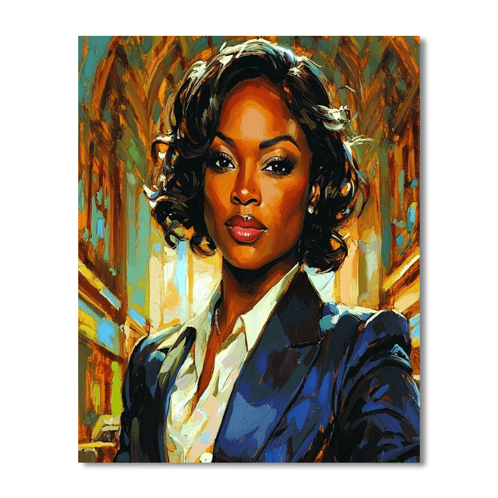 Viola Davis: The Bold Presence Of Annalise Keating DIY Paint By Numbers