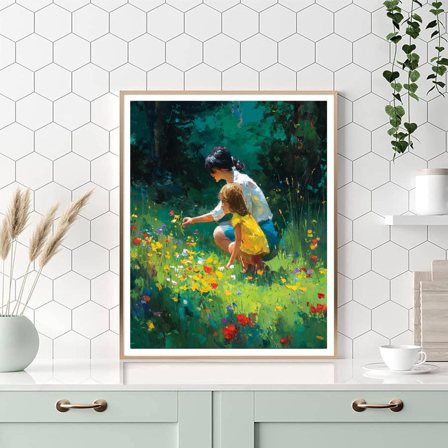 A Mother’s Love In Full Bloom DIY Paint By Numbers