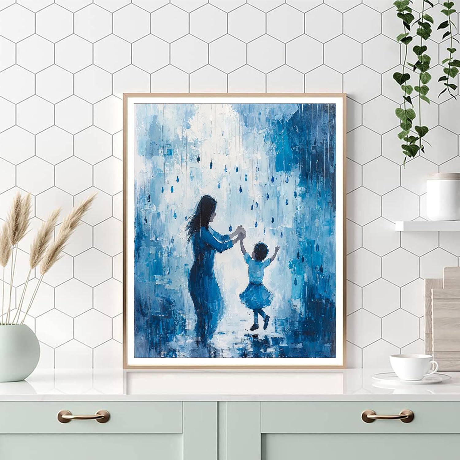 Gentle Rain Of Love Number Painting
