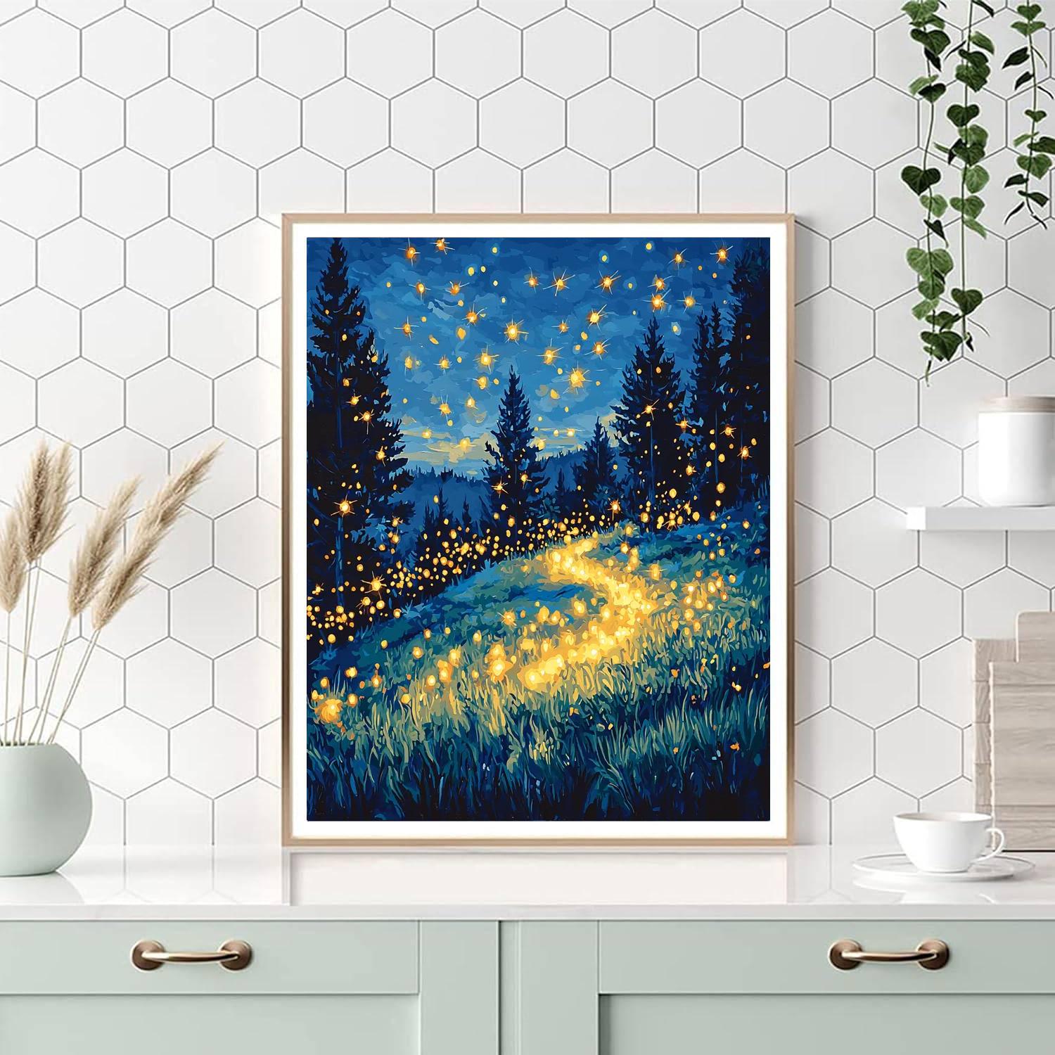 Catching Fireflies Paint By Number