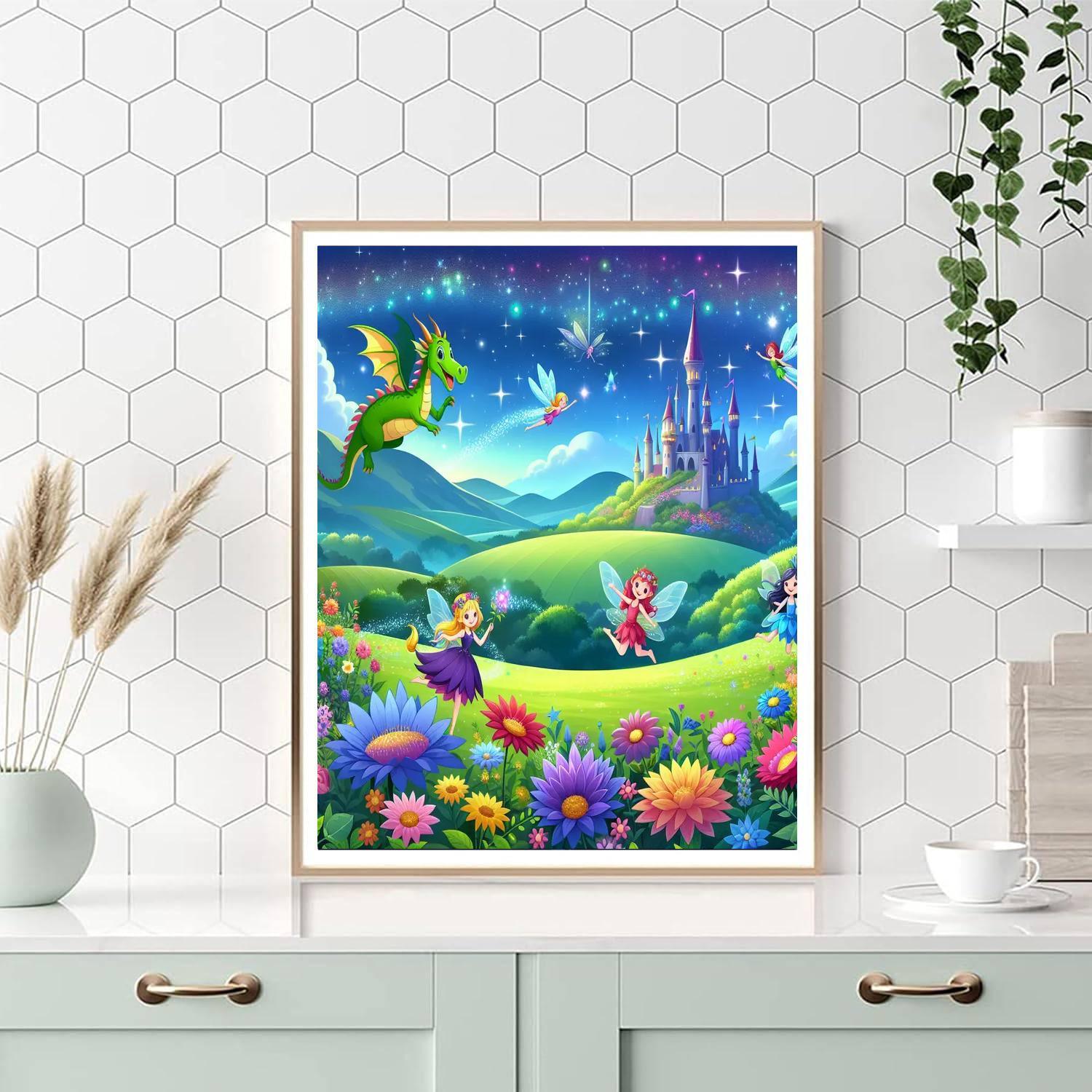 Journey Through Magical Lands Painting By Numbers Kit