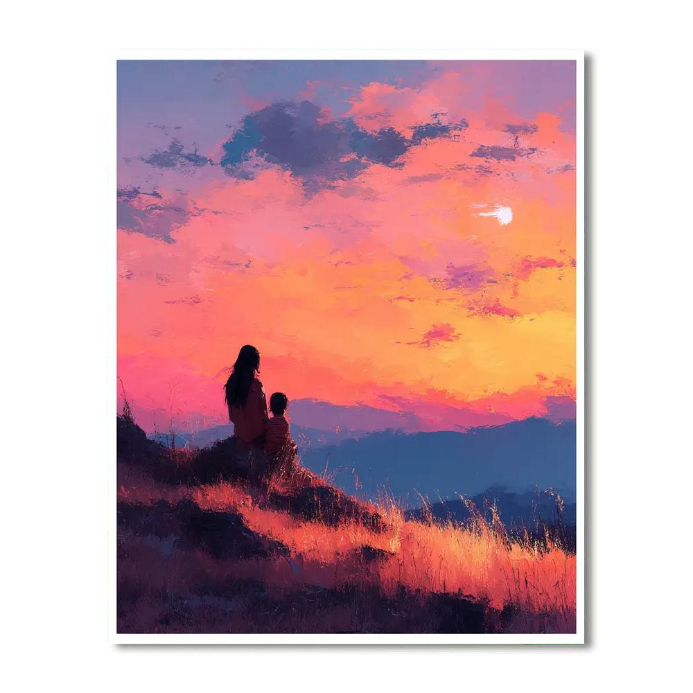 Cherished Moments At Sunset Paint By Numbers Kits