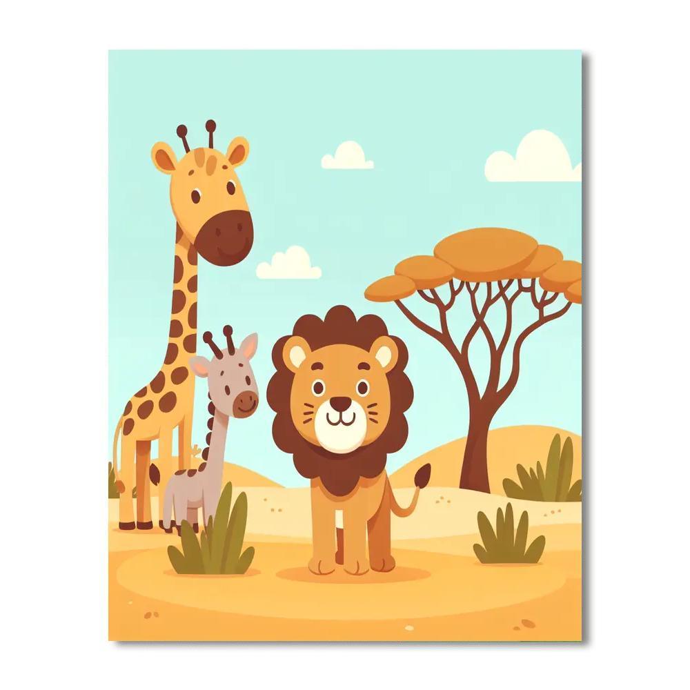 Safari Trek Expedition Paint By Numbers Kits