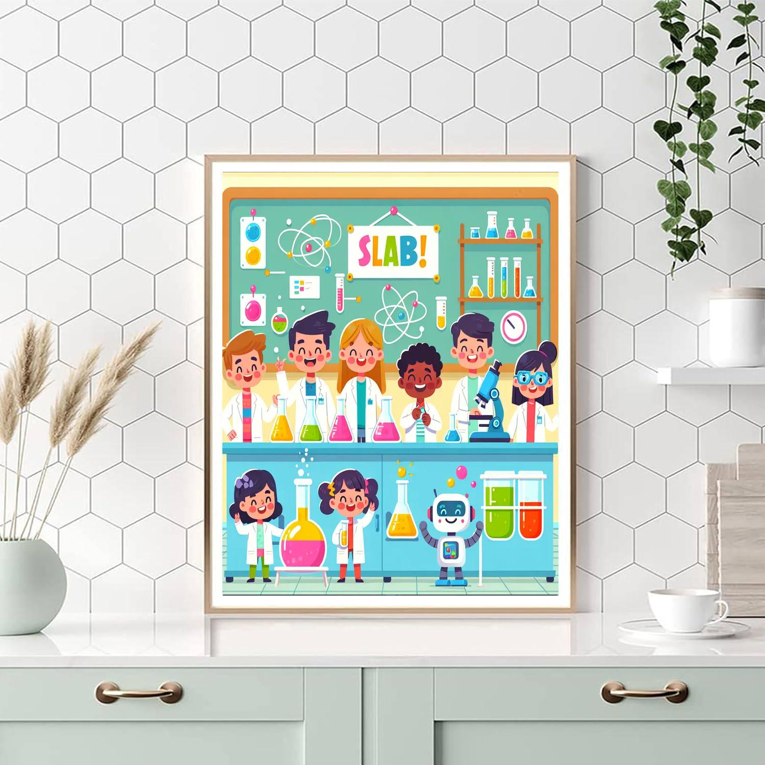 Science Adventure Lab DIY Paint By Numbers