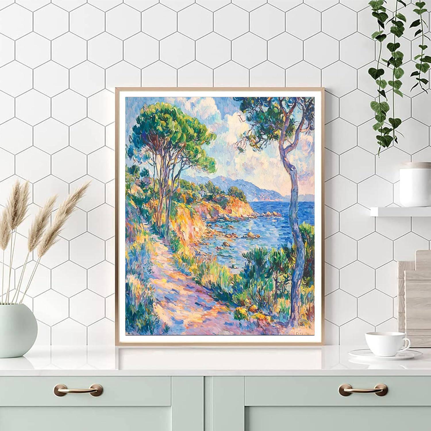 Paul Cézanne Inspired Harmonious Pastels  Paint By Number