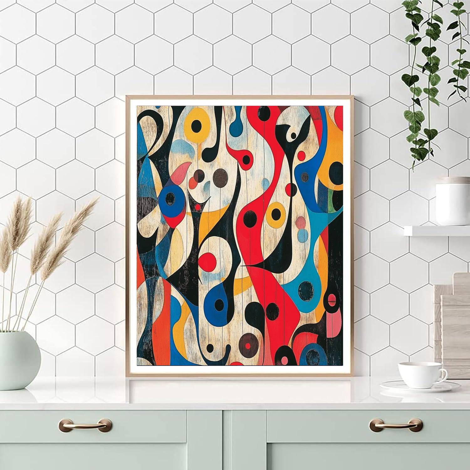 Joan Miró Inspired Mystical Worlds Of Imagination  Paint By Color