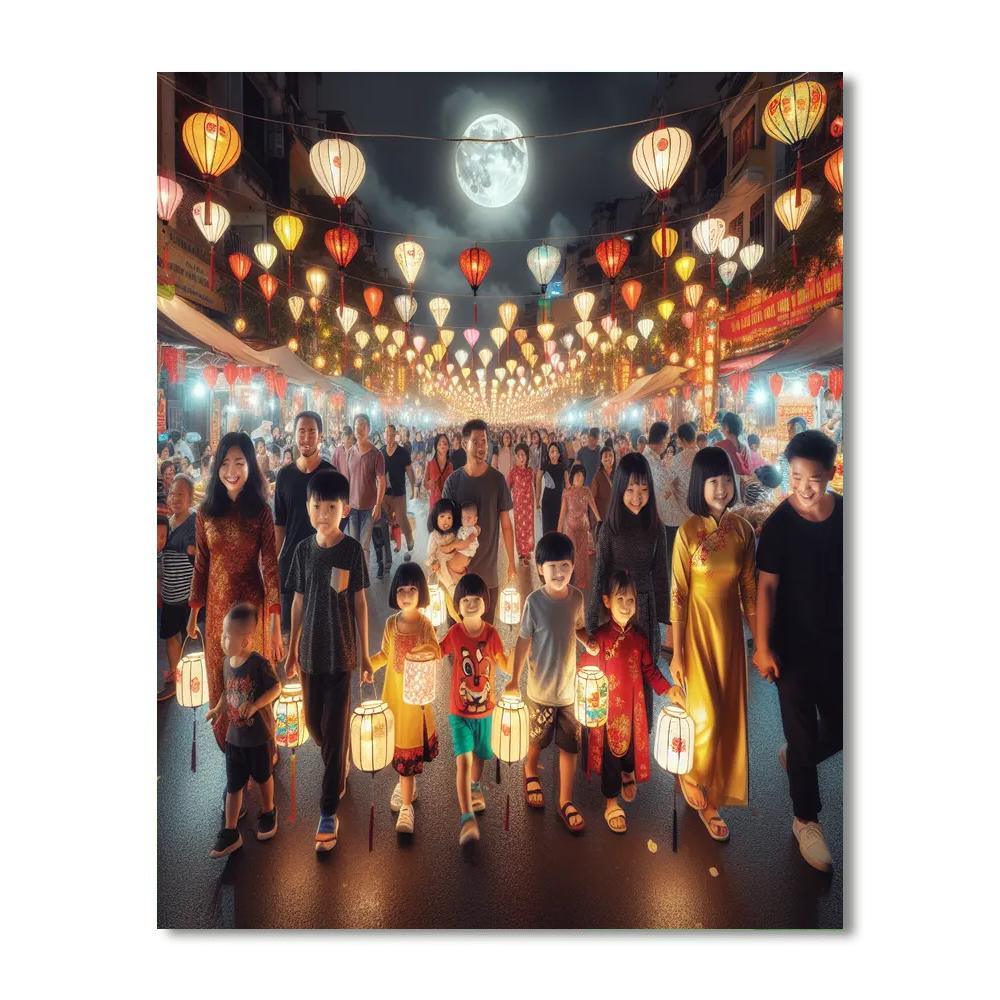 The Mid-autumn Festival - Vietnam DIY Paint By Numbers