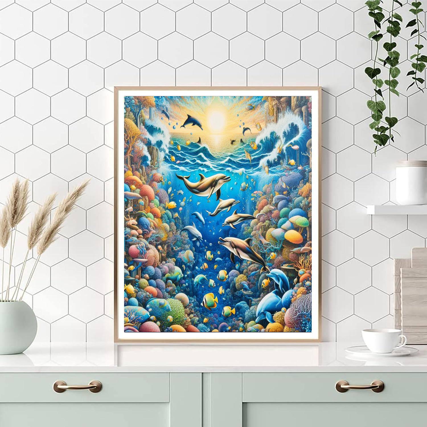 Adventurous Underwater Quest Paint By Color