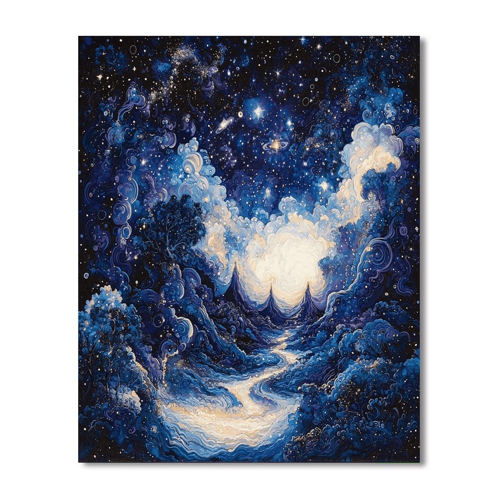 Salvador Dalí Inspired Celestial Dreamscapes  Paint By Numbers Kits