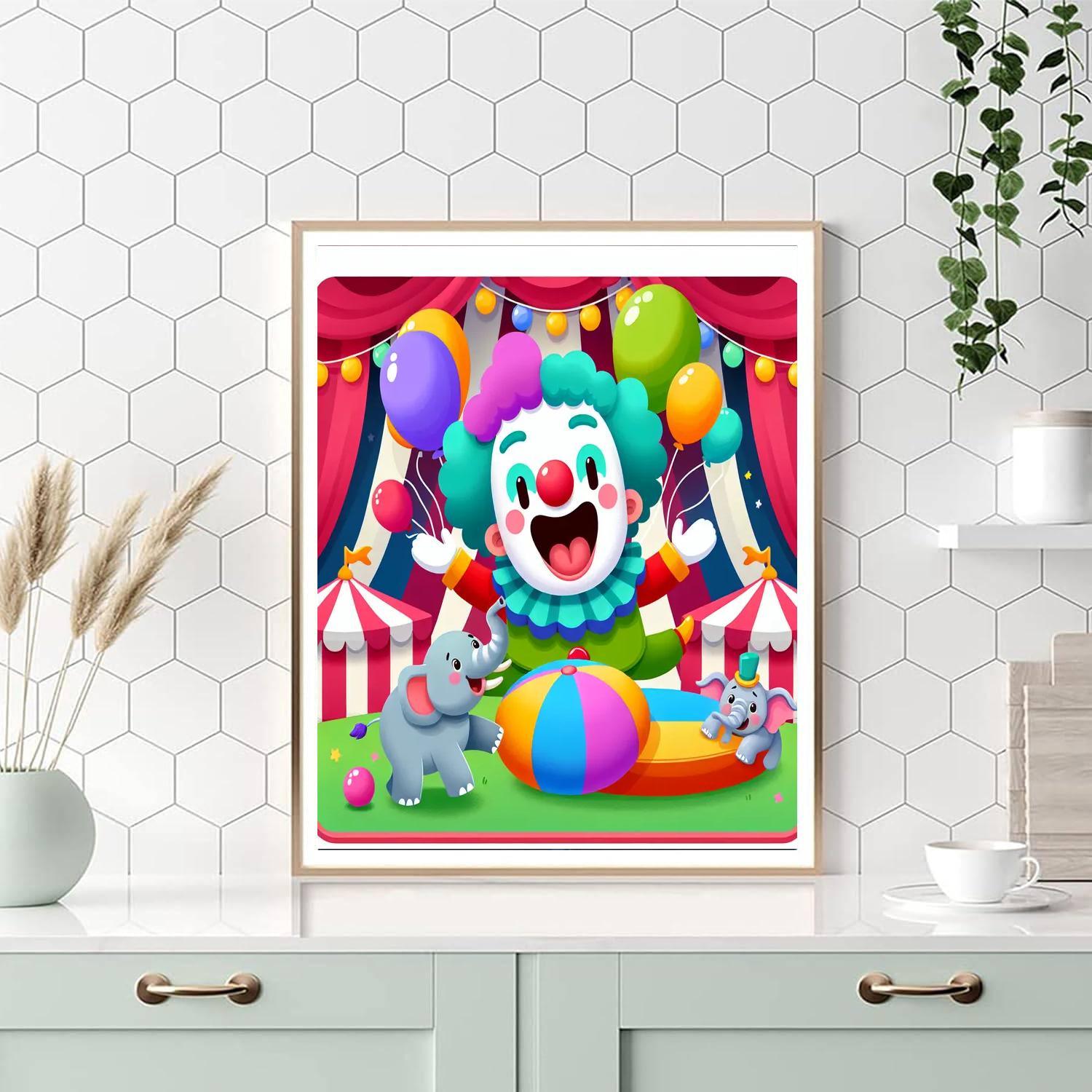 Cheery Circus Spectacle Paint By Color