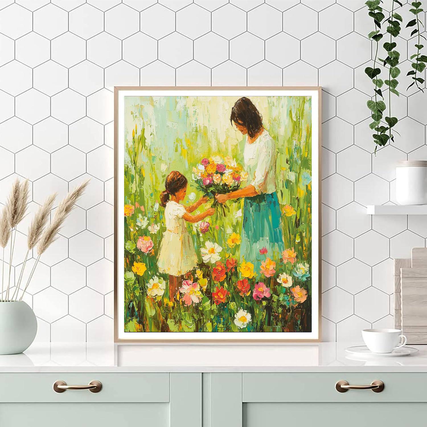 Mommy And Me In Bloom Paint By Numbers Kits