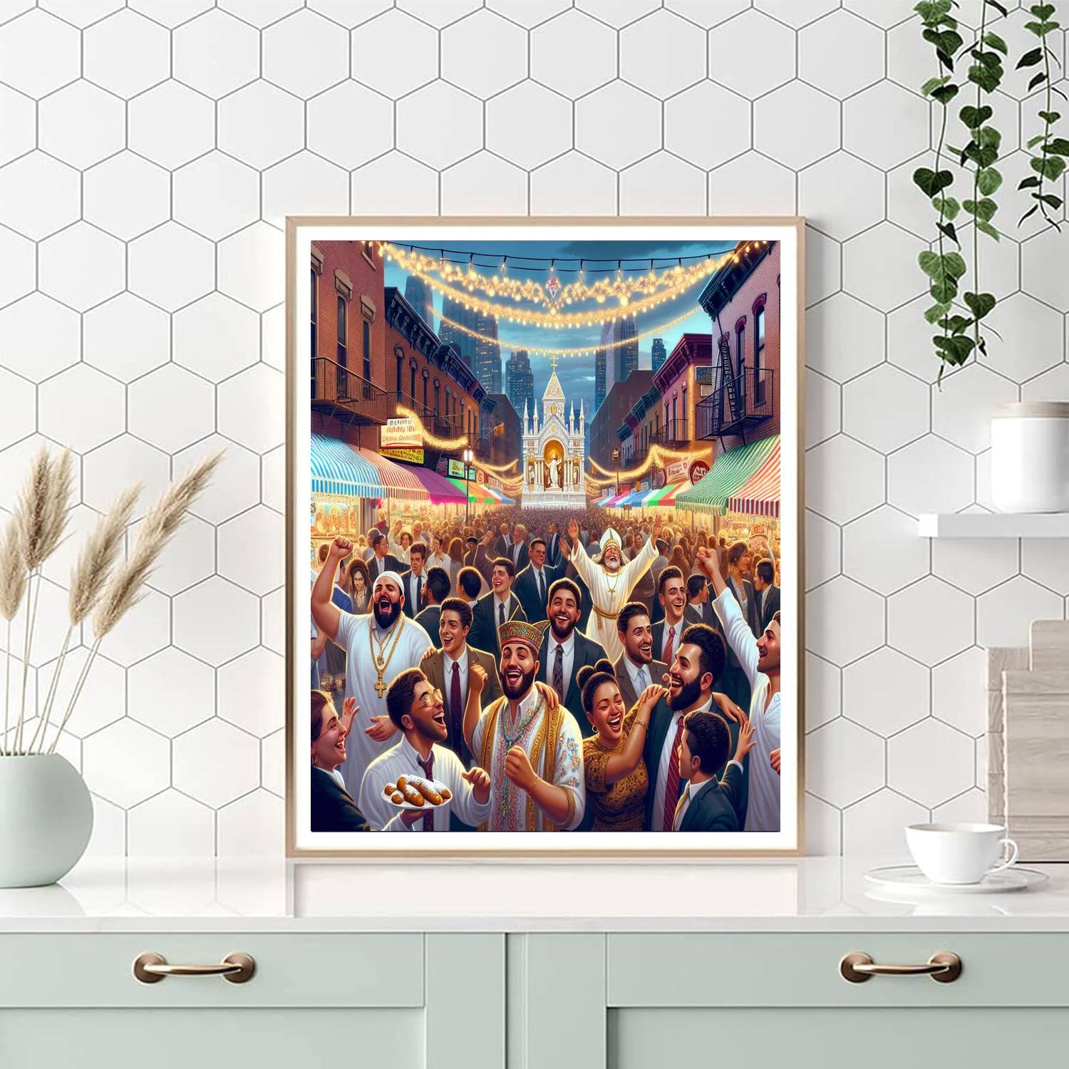 San Gennaro Feast - Usa Paint By Number