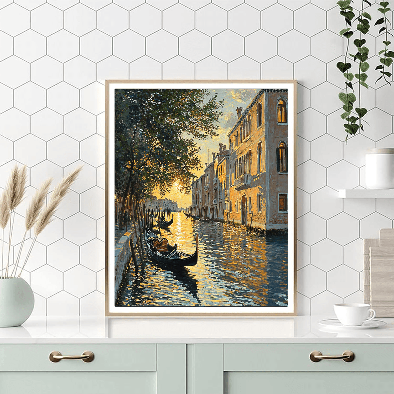 Claude Monet Inspired Venetian Romance  DIY Paint By Numbers