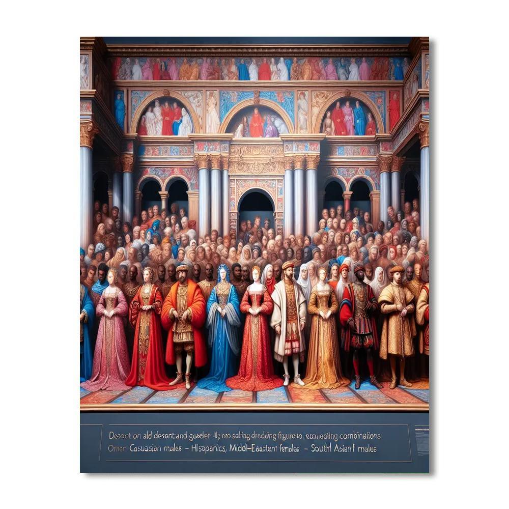 Renaissance Revelry Number Painting