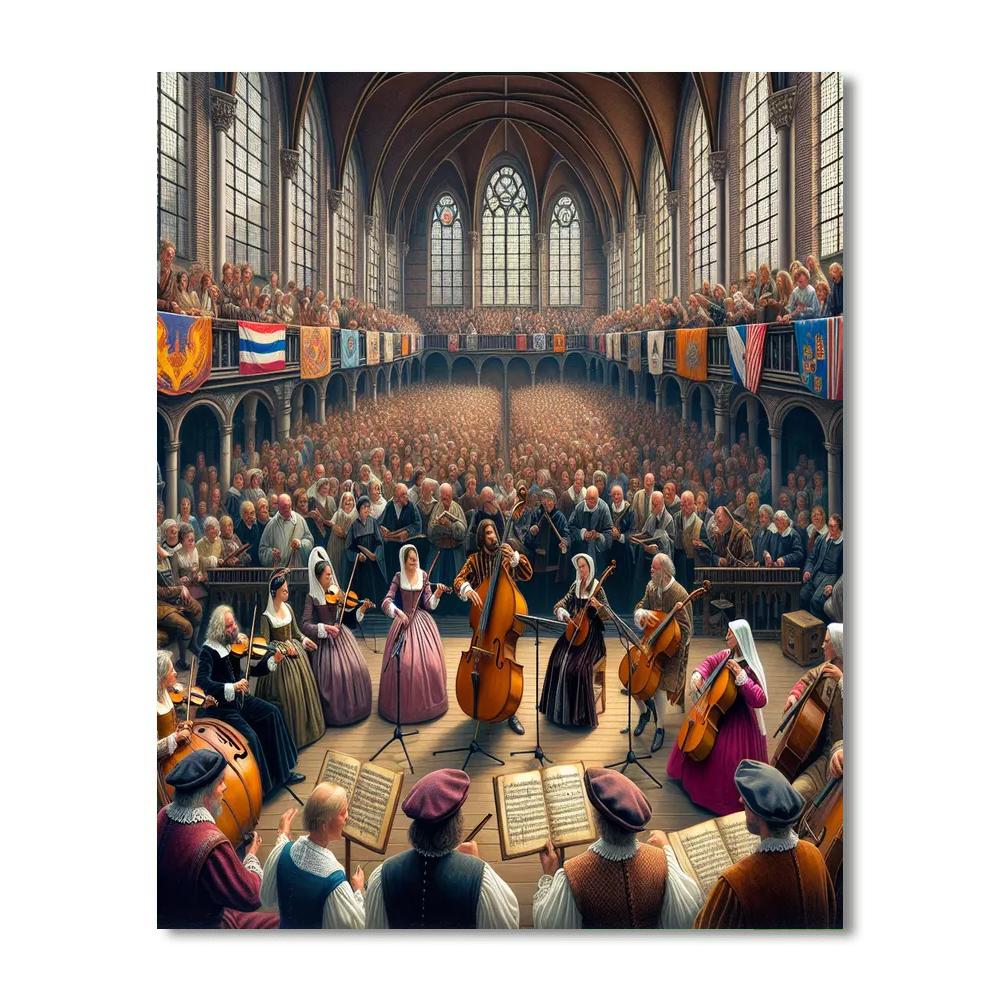 Utrecht Early Music Festival Painting Number Kit