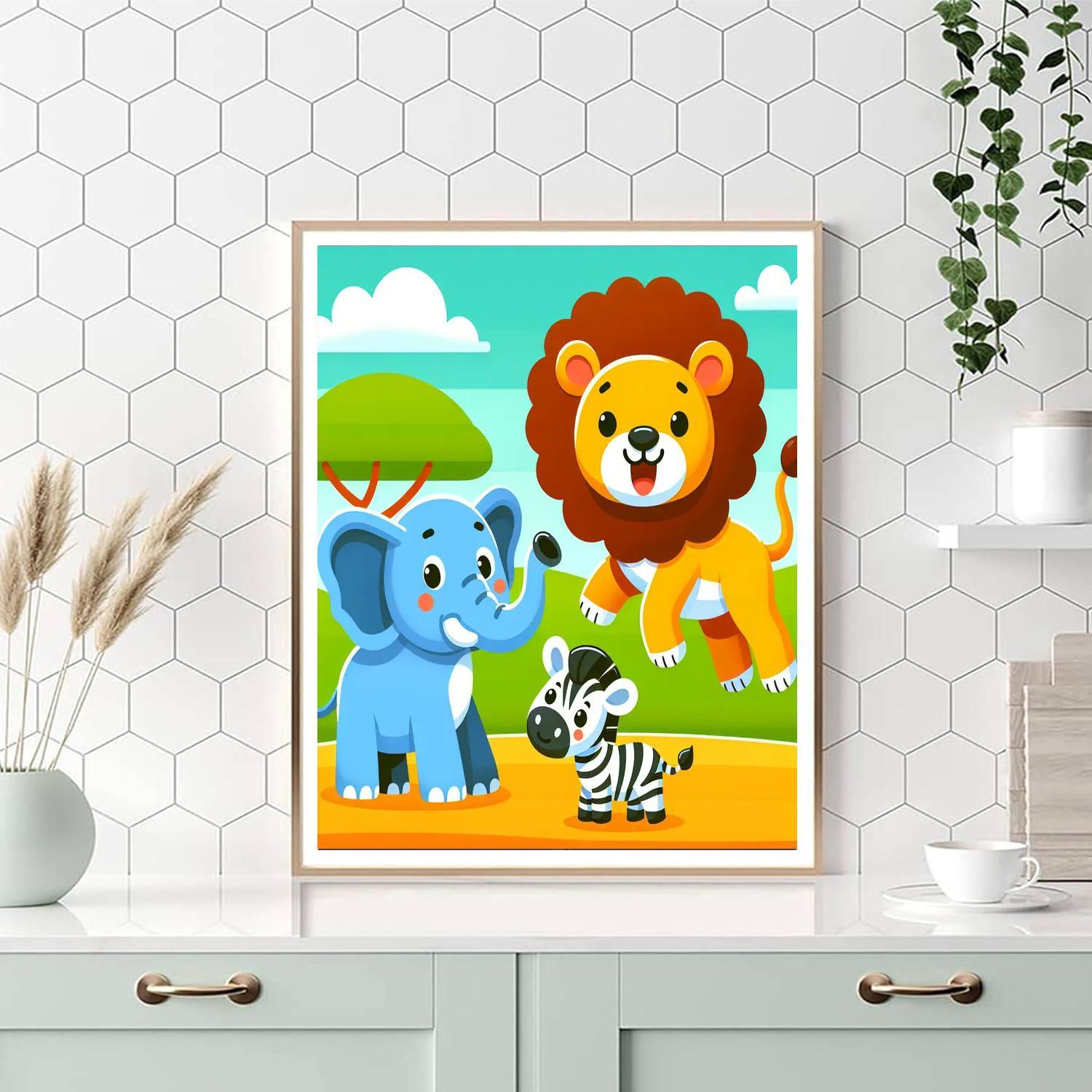 Adventure Safari Paint By Numbers Kits