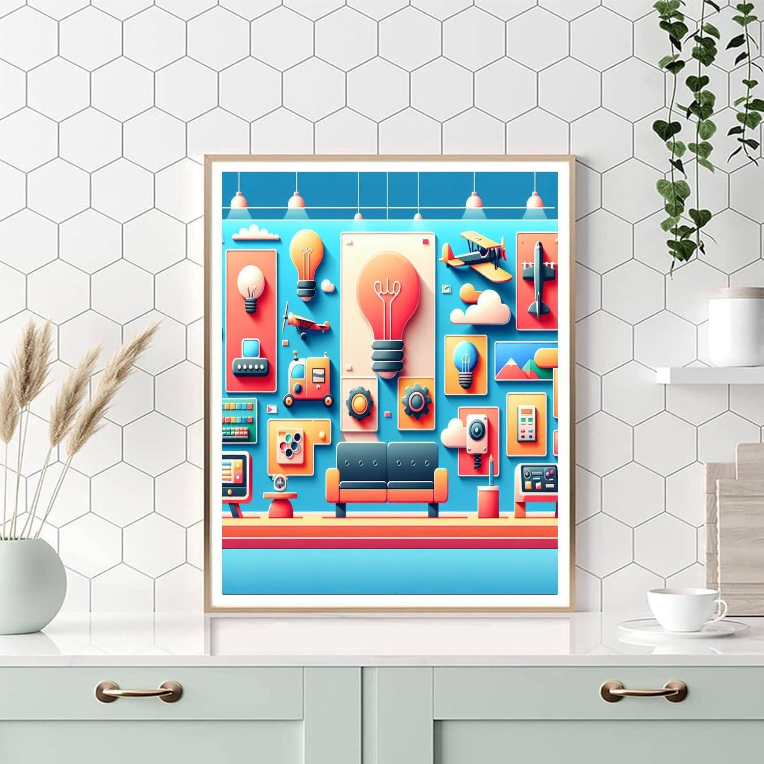 Incredible Inventions Showcase Numbered Painting Kits