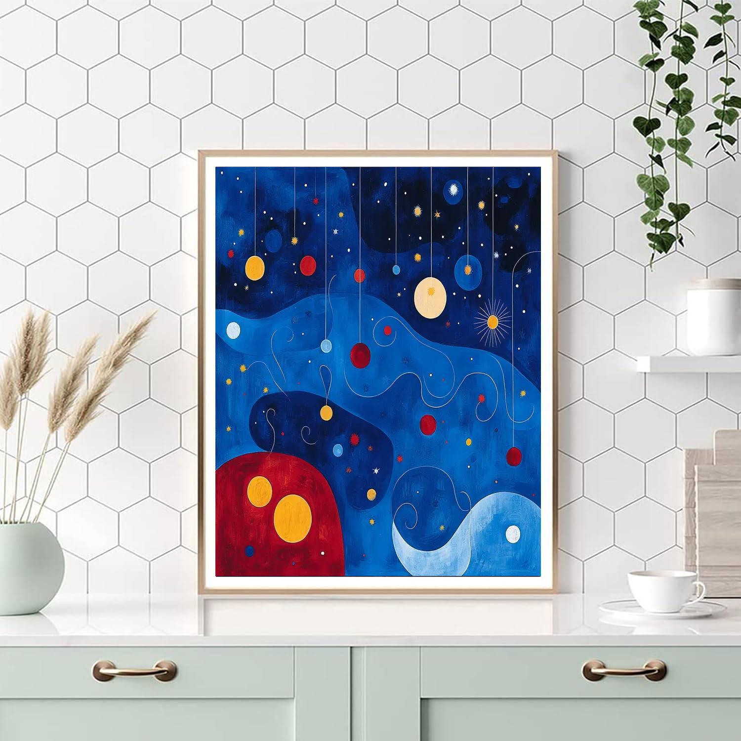 Joan Miro Inspired Whispers Of The Night  Paint By Number