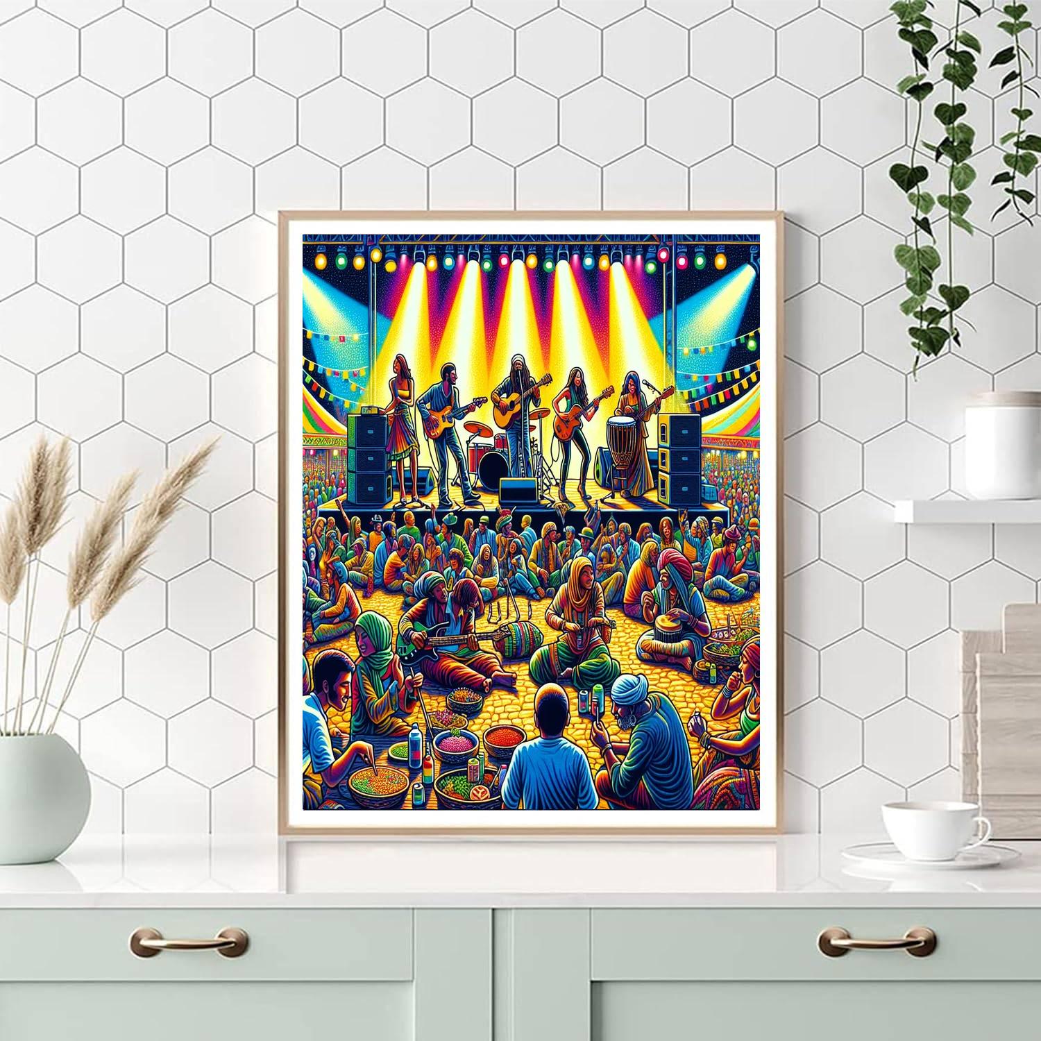 World Of Music Festival - Tasmania Numbered Painting Kits