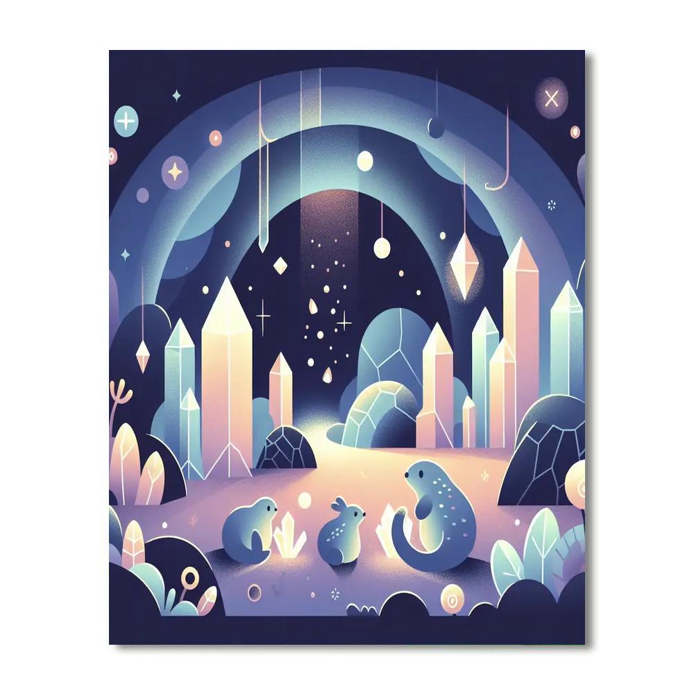 Mystic Cavern Paint By Numbers
