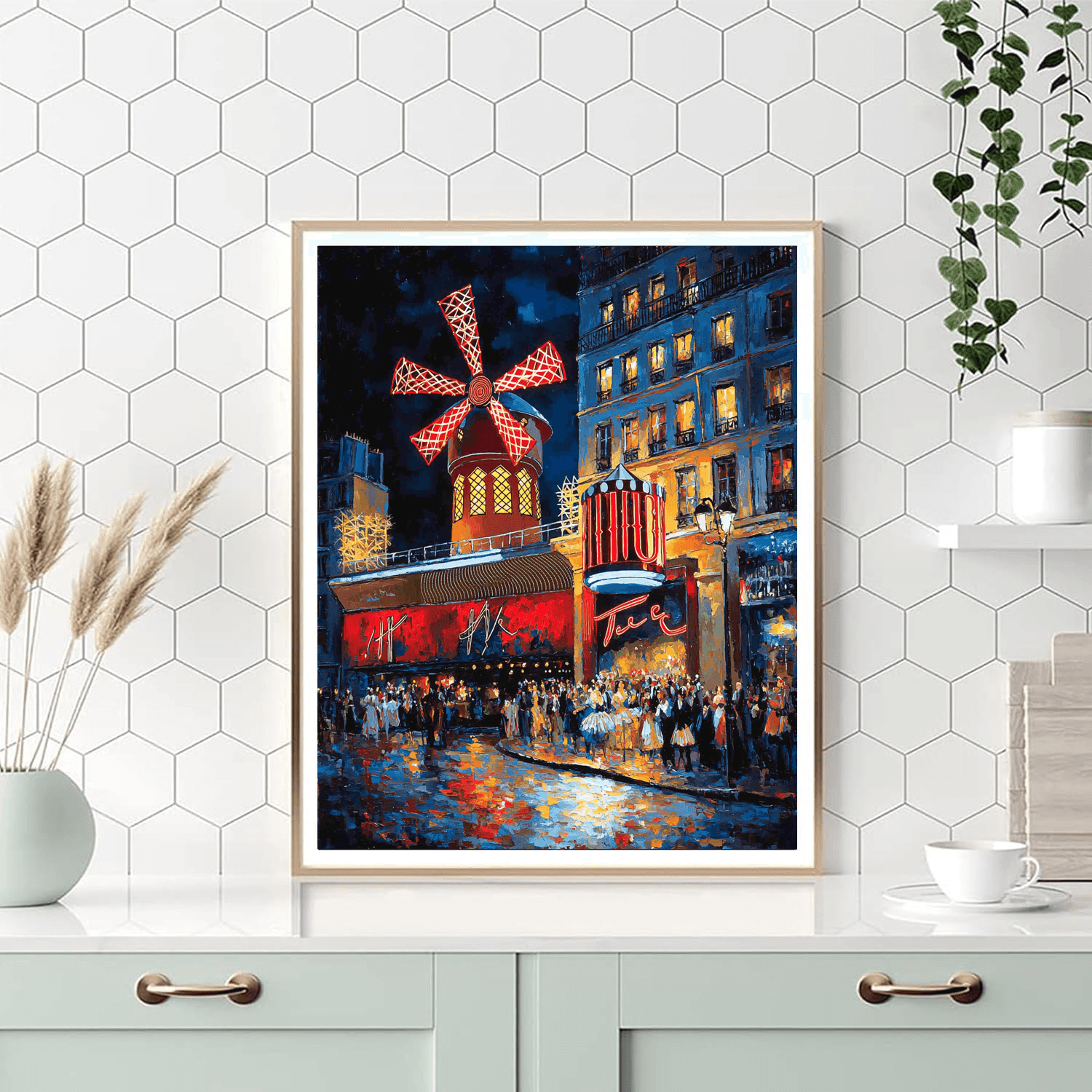 Moulin Rouge - Paris Numbered Painting Kits