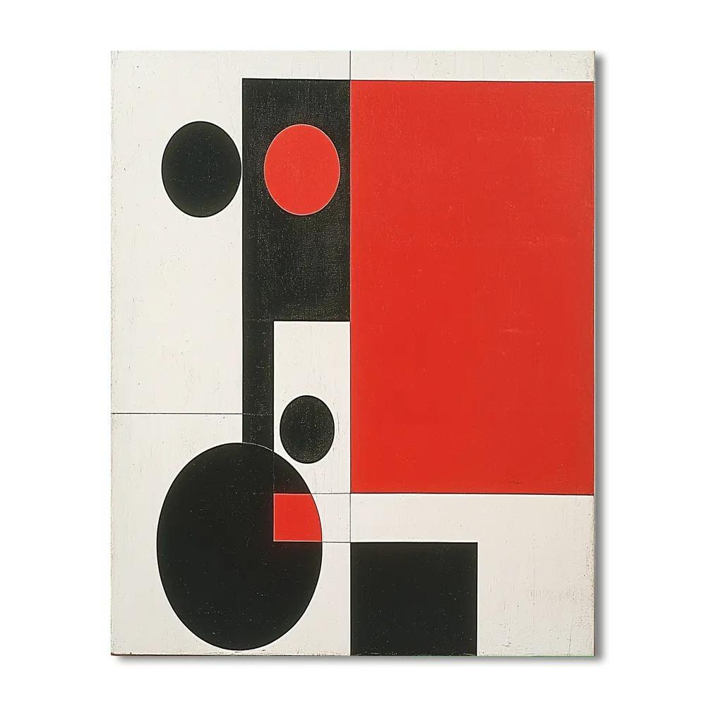 Kazimir Malevich Inspired Minimalist Dynamics  Paint By Color