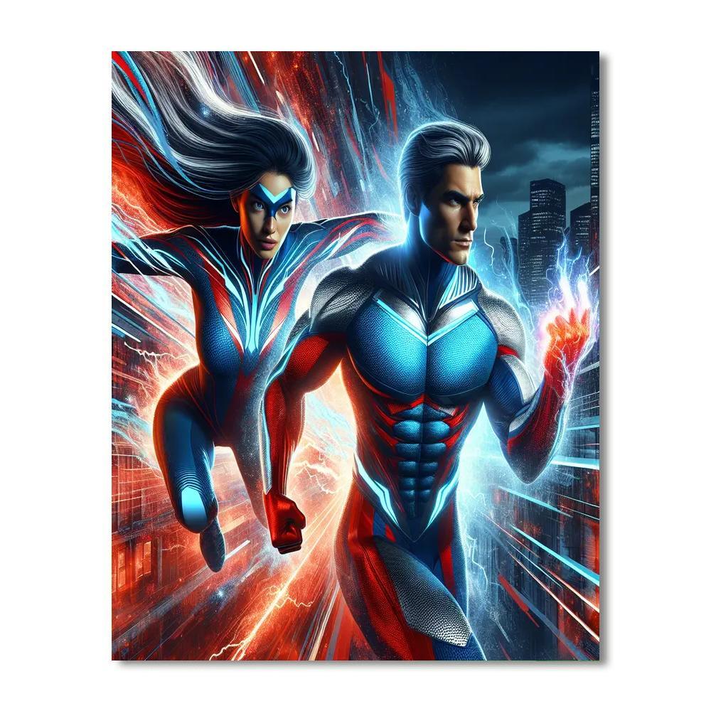 Marvel Heroic Chronicles Painting By Numbers Kit