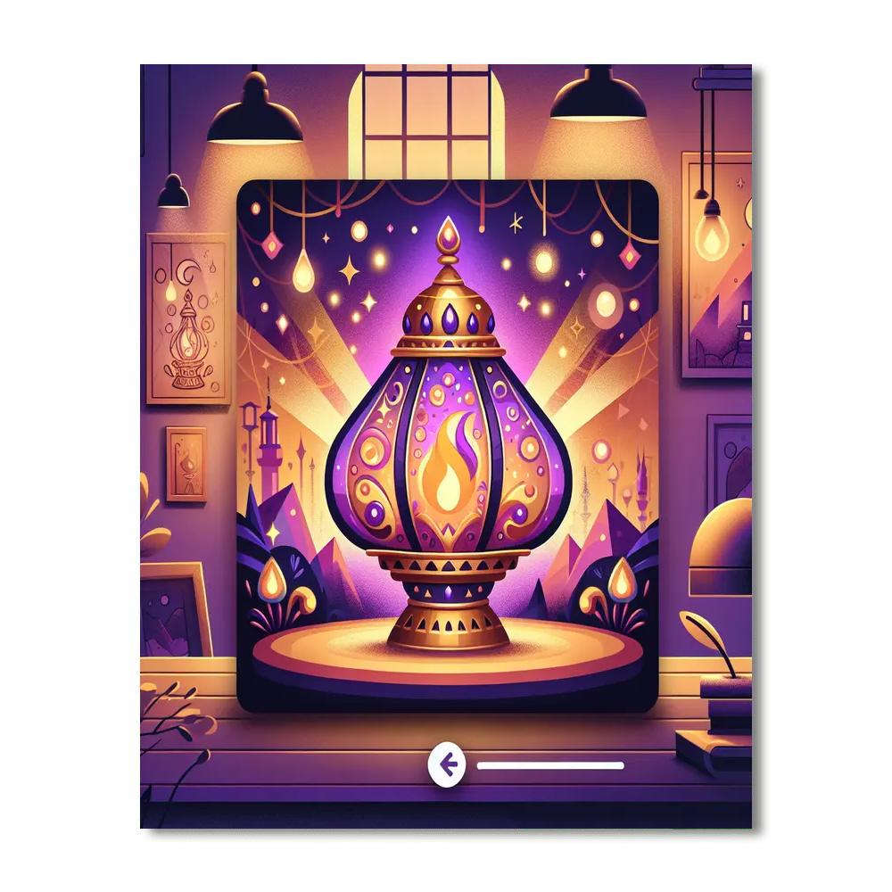 Magic Lantern Mystery Number Painting