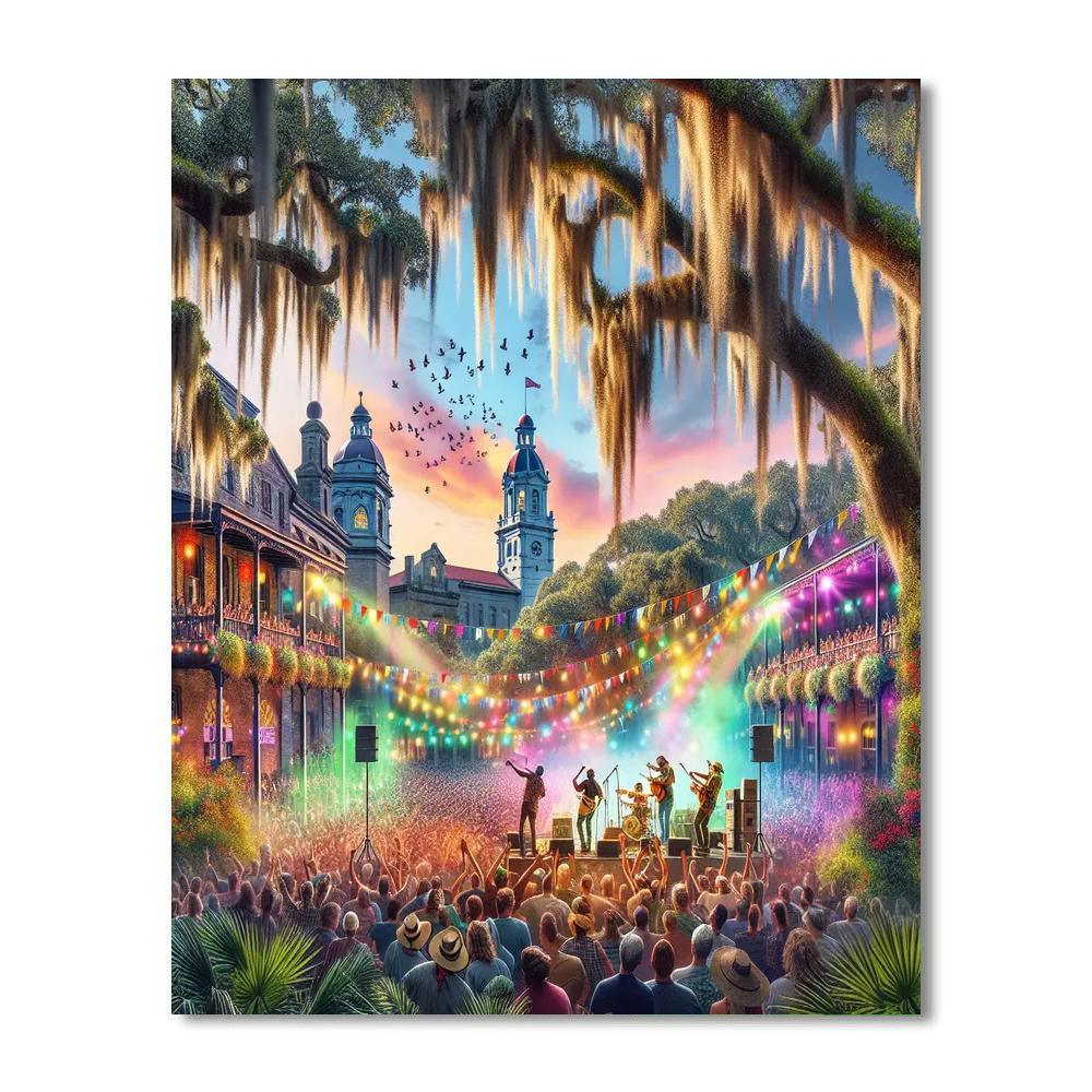 Savannah Music Festival - Savannah Paint By Number