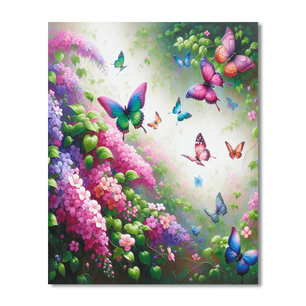 Butterfly Whispers Painting Number Kit