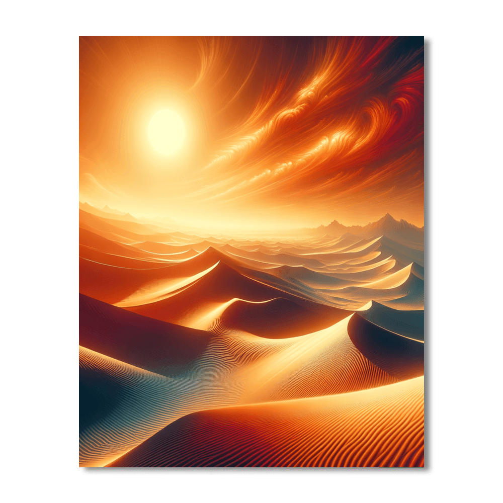 Desert Mirage Mystery Paint By Numbers