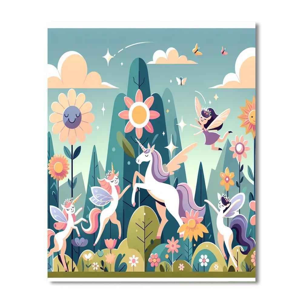 Magical Fairy Tale Woods Paint By Numbers Art
