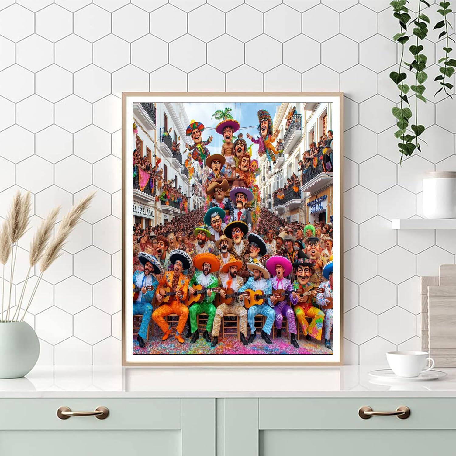 El Carnaval De Cádiz - Spain Paint By Numbers Art