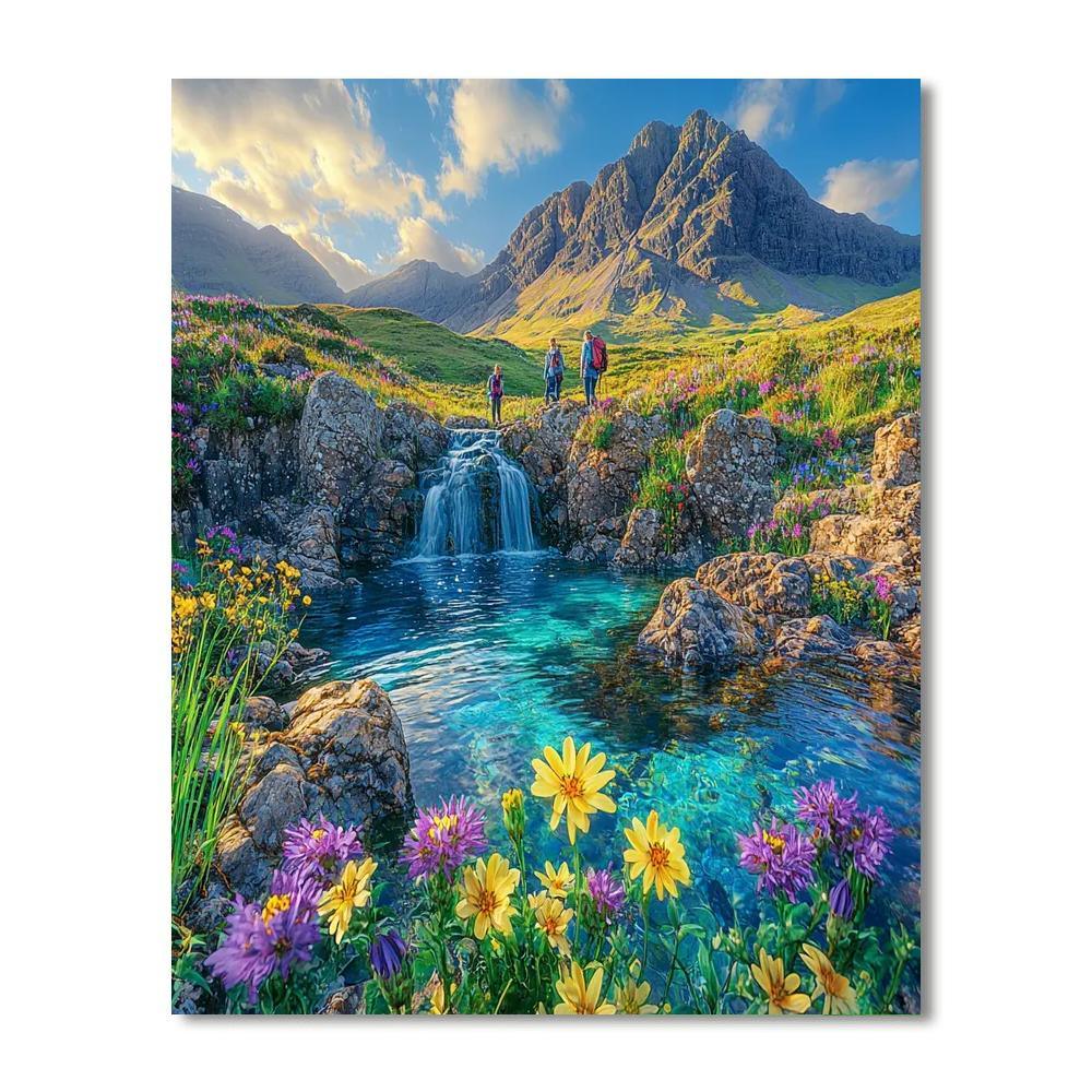 Skye's Fairy Pools Painting Number Kit