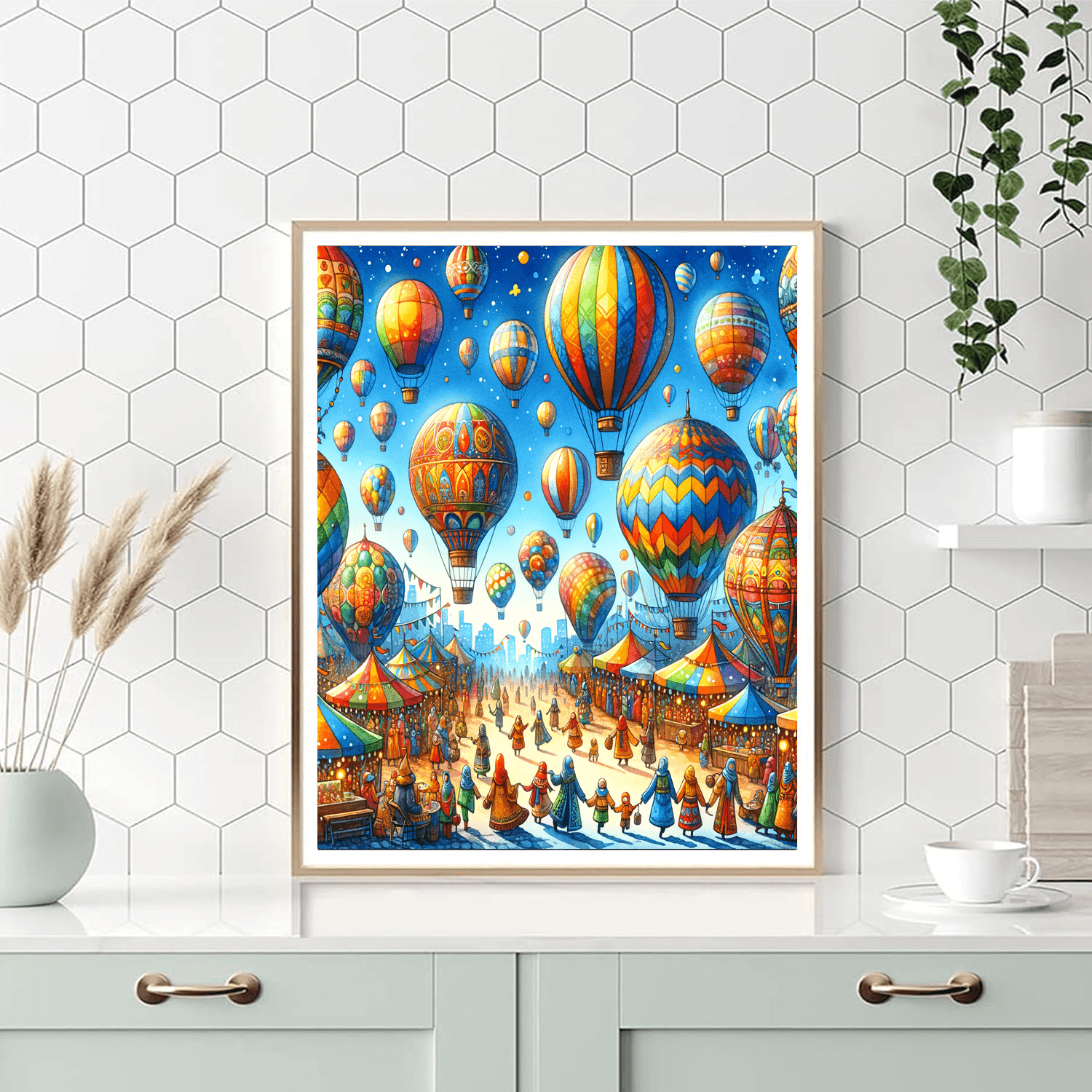 Fantasy Balloon Festival Paint By Numbers Kits