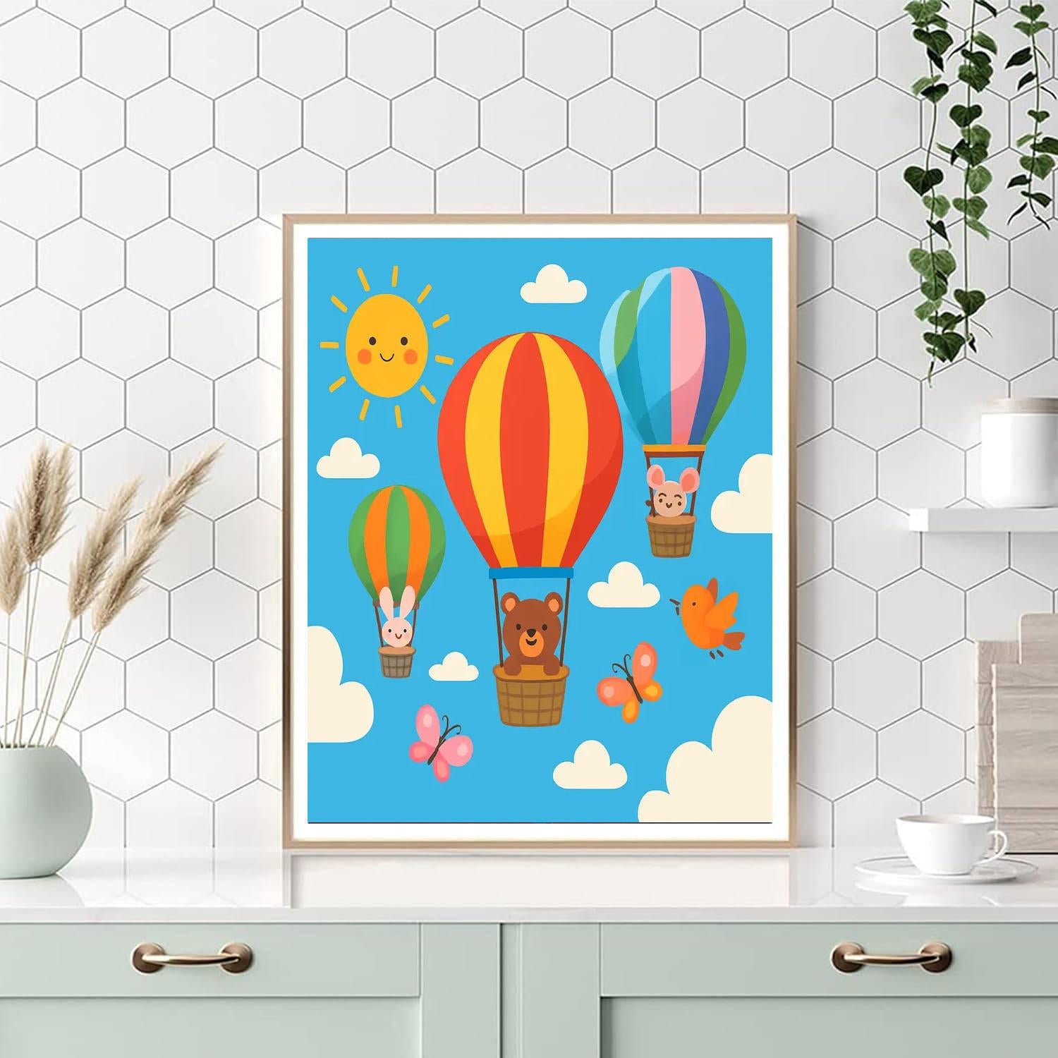 Journey In The Clouds Paint By Numbers