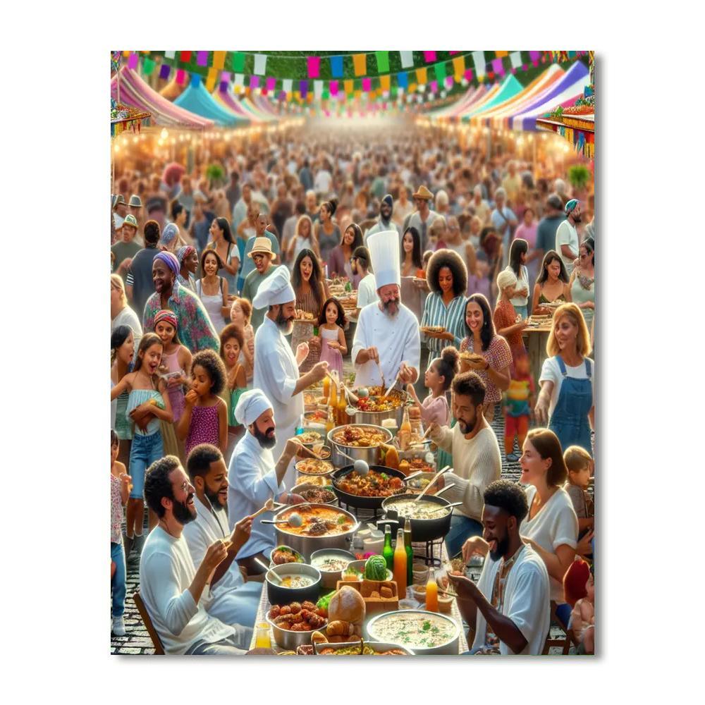 The Big Feastival Number Painting