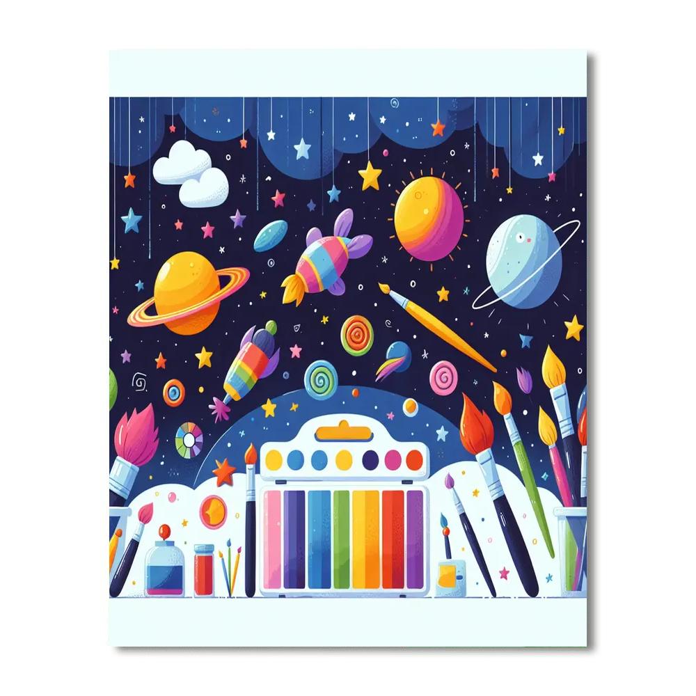 Cosmic Creations Paint By Numbers Art