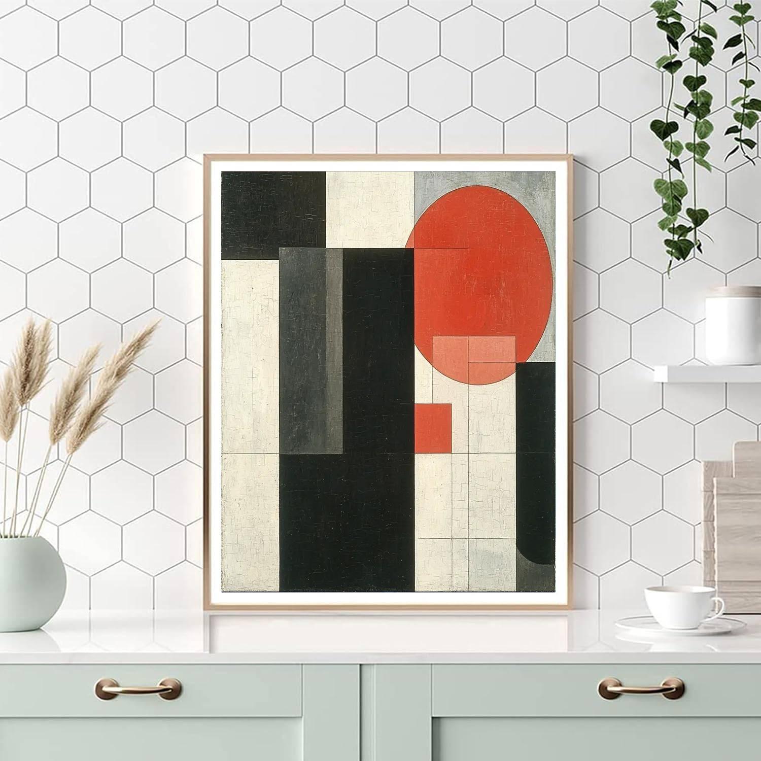 Kazimir Malevich Inspired Visionary Geometry  Paint By Color