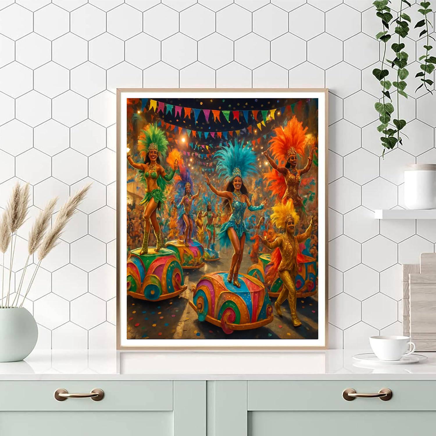 Karnaval Do Rio Painting By Numbers Kit