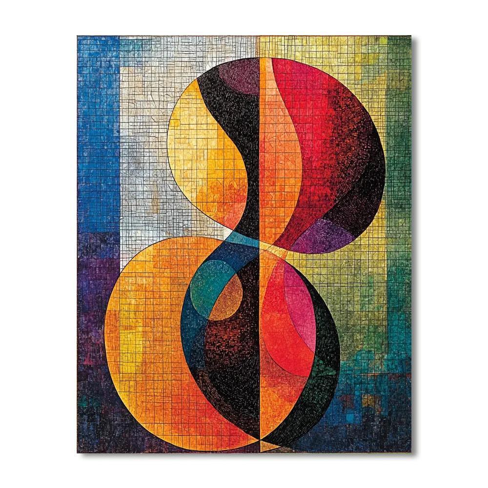 Paul Klee Inspired Lyrical Geometry  Paint By Numbers Art