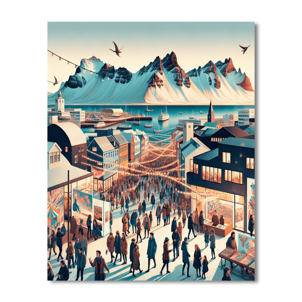 Reykjavik Arts Festival - Iceland Paint By Color