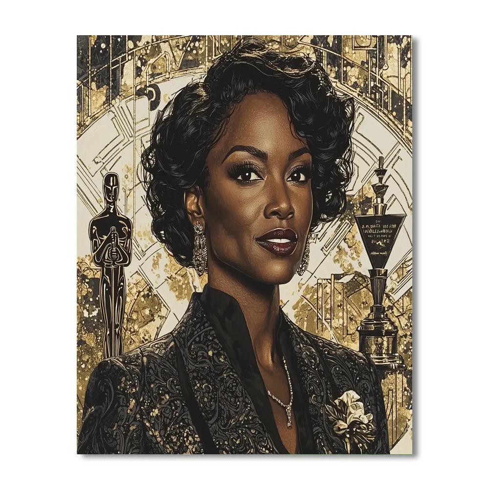 Viola Davis: The Unstoppable Force Of Authenticity Numbered Painting Kits