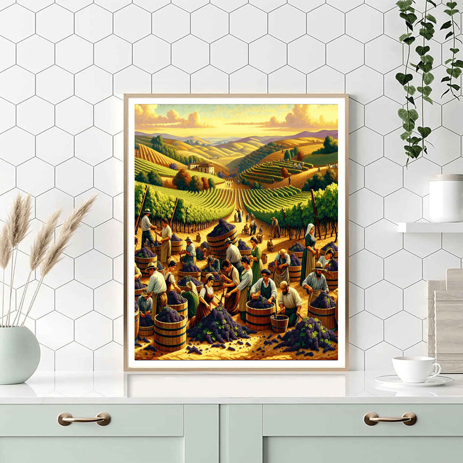 Rioja Wine Harvest Festival - Logroño Numbered Painting Kits