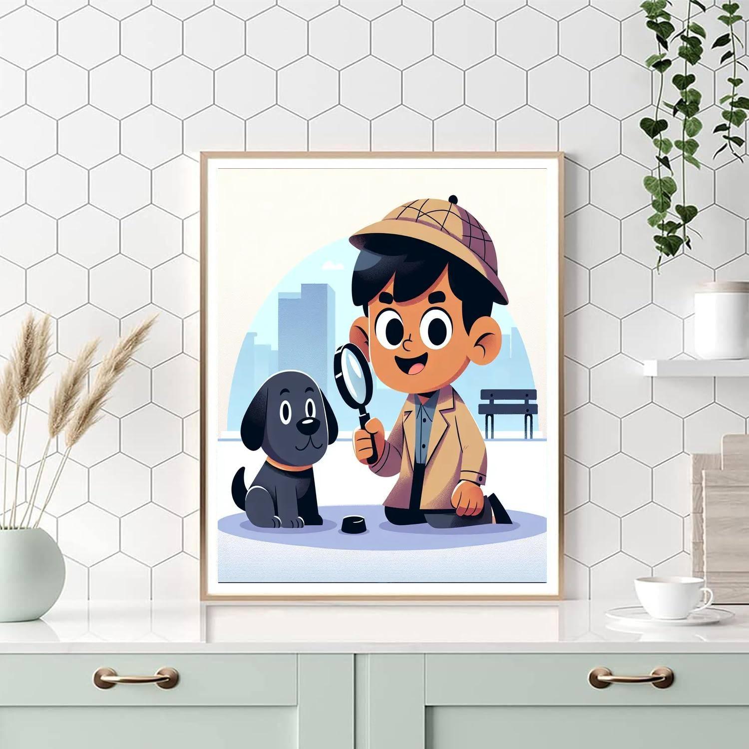 Mystery Detective Adventure Paint By Color