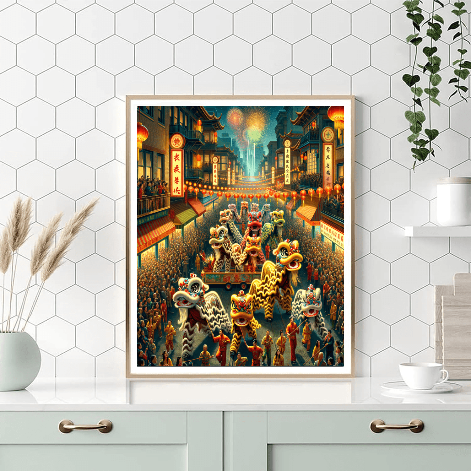 Lunar New Year Parade - San Francisco, Usa Numbered Painting Kits