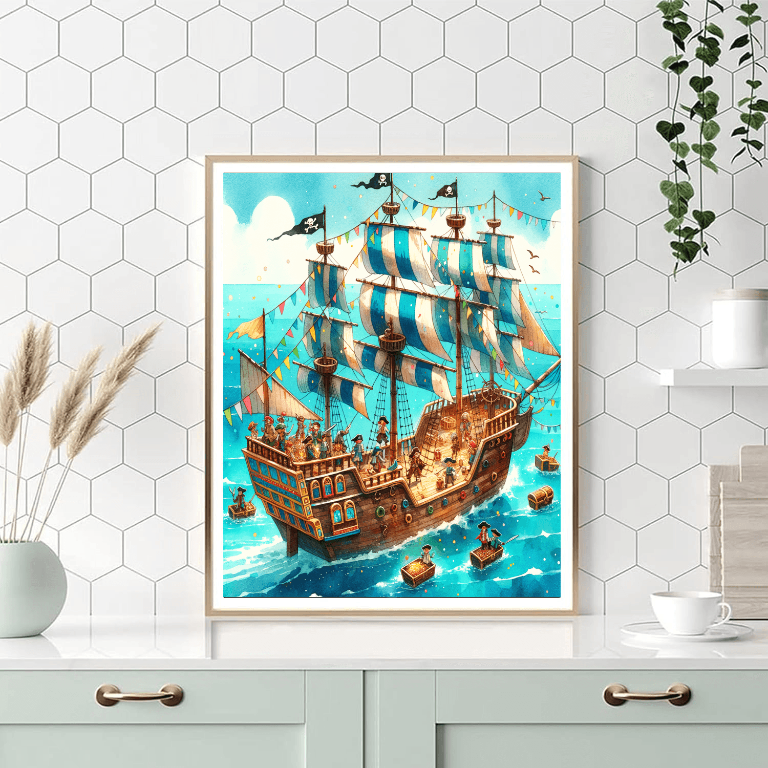Adventurous Pirates Paint By Color